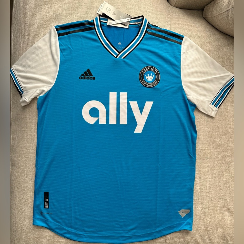 Adidas Charlotte FC Home Jersey Authentic Players Edition